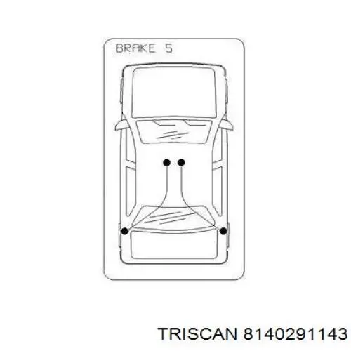 Comprar C1701B LPR Cable de freno de mano trasero derecho/izquierdo