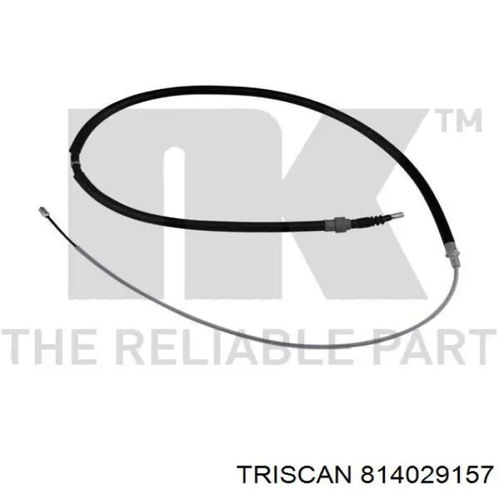 814029157 Triscan cable de freno de mano trasero derecho/izquierdo