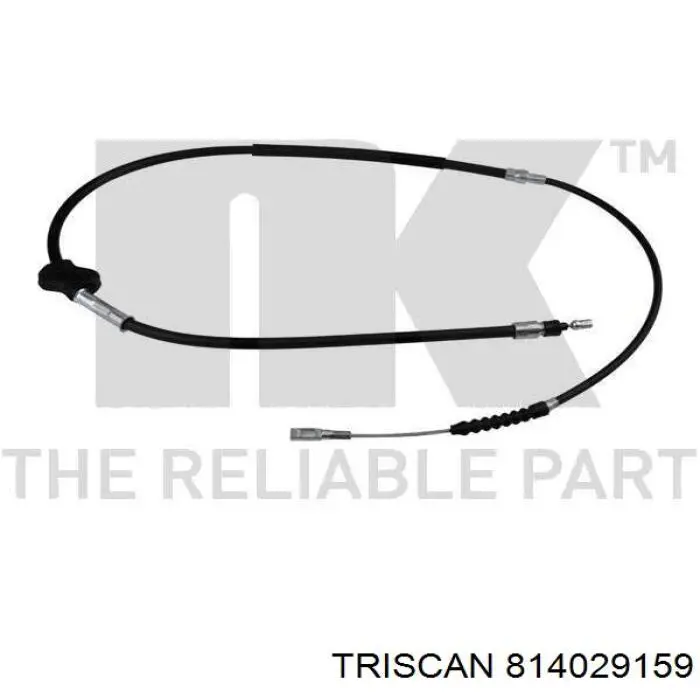 814029159 Triscan cable de freno de mano trasero derecho/izquierdo