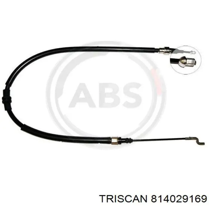 Cable de freno de mano trasero derecho/izquierdo para Volkswagen Transporter (70XB, 70XC, 7DB, 7DW)