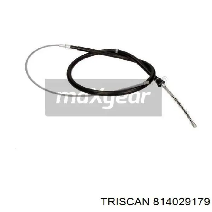 111212 Hans Pries (Topran) cable de freno de mano trasero derecho/izquierdo