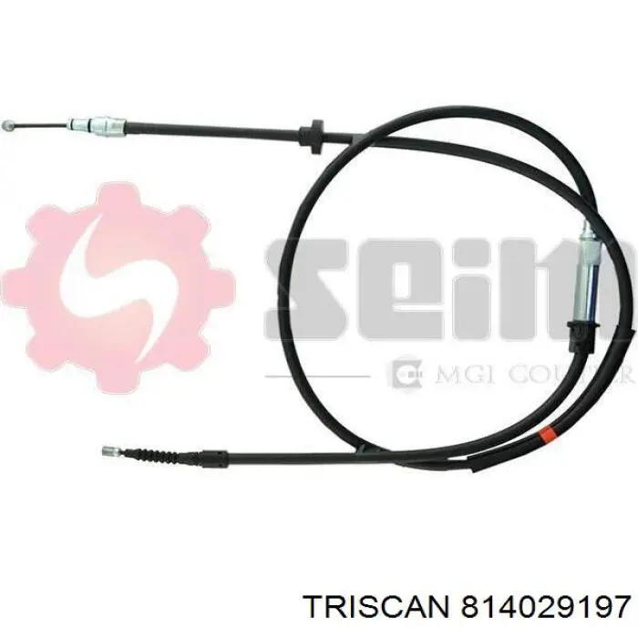 814029197 Triscan cable de freno de mano trasero derecho/izquierdo