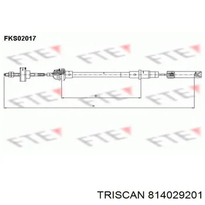 Cable de embrague Hans Pries (Topran) 102853 precio, desde 9,17 EUR