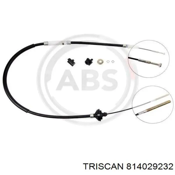 814029232 Triscan cable de embrague