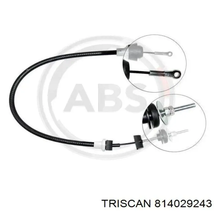 814029243 Triscan cable de embrague