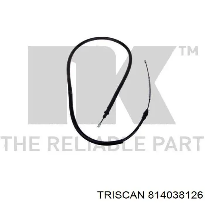 Cable de freno de mano trasero izquierdo para Citroen Xsara (N0)
