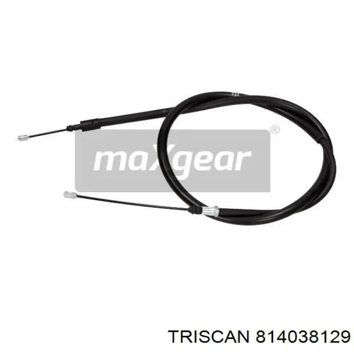 814038129 Triscan cable de freno de mano trasero derecho