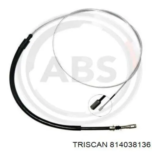 Cable de freno de mano trasero derecho/izquierdo para Citroen C5 (DC)