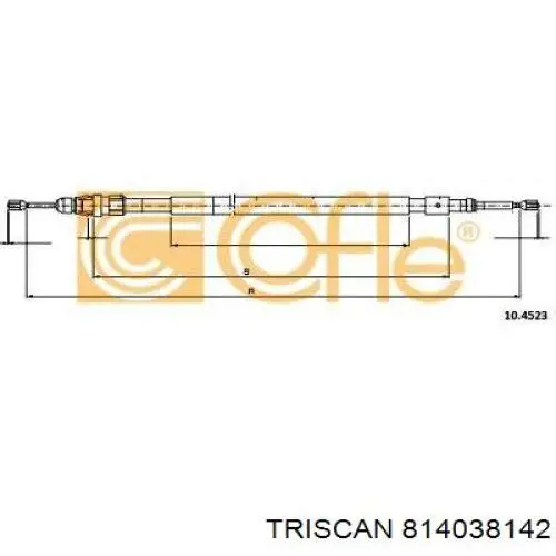 Cable de freno de mano trasero derecho/izquierdo SPJ 910918 precio, desde 15,00 EUR