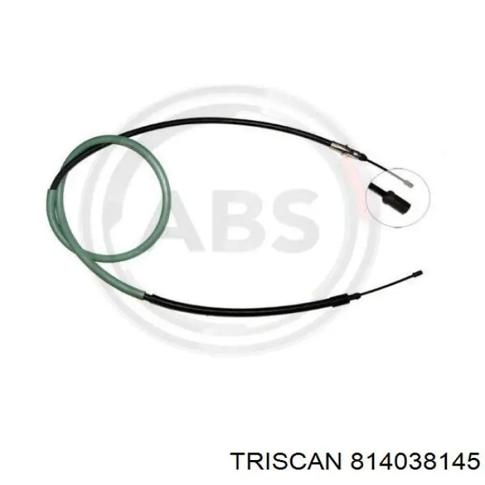 Cable de freno de mano trasero izquierdo para Citroen Xsara (N68)
