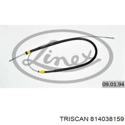 Cable de freno de mano trasero derecho/izquierdo para Citroen DS3 