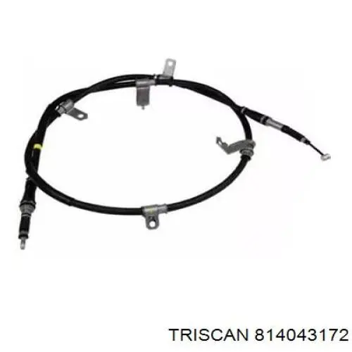 814043172 Triscan cable de freno de mano trasero izquierdo