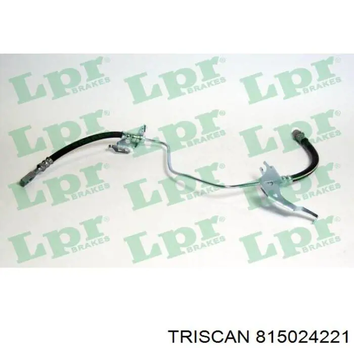 Tubo flexible de frenos trasero izquierdo Borg&beck BBH7121