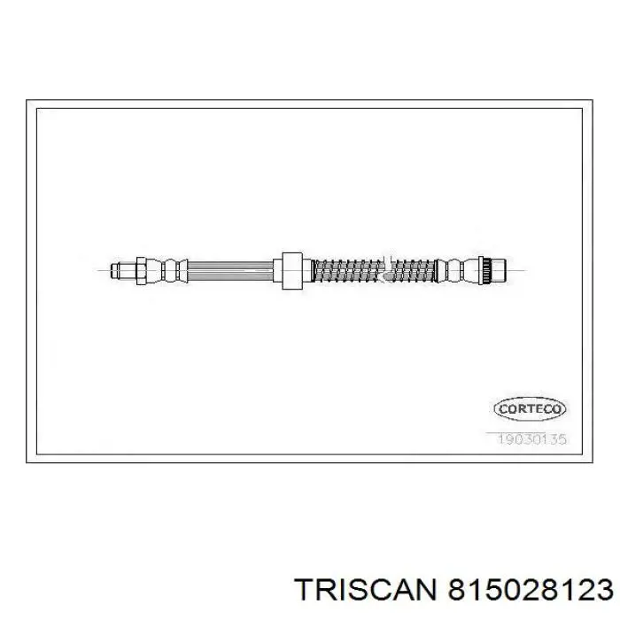 815028123 Triscan latiguillo de freno delantero