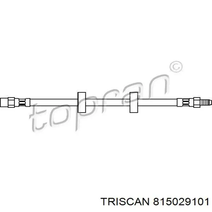 Latiguillo de freno delantero Volkswagen Polo 2 86C