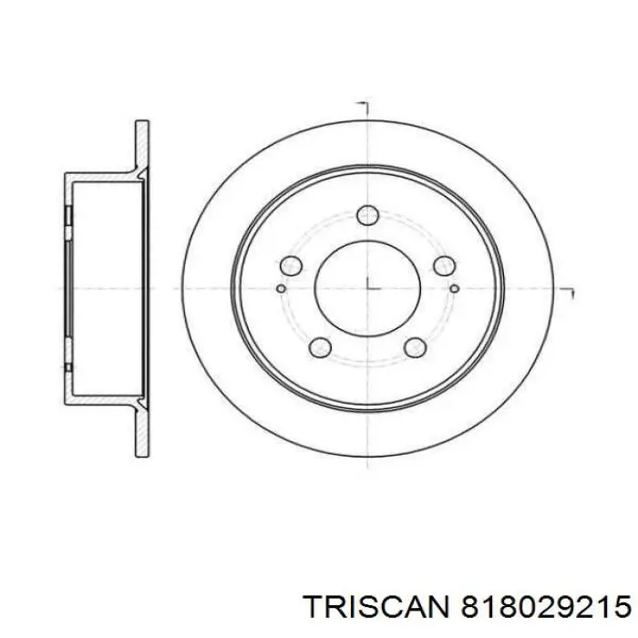 818029215 Triscan sensor abs trasero