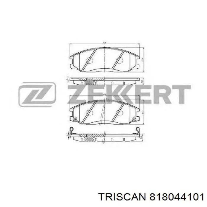 Sensor ABS delantero ABS 32179