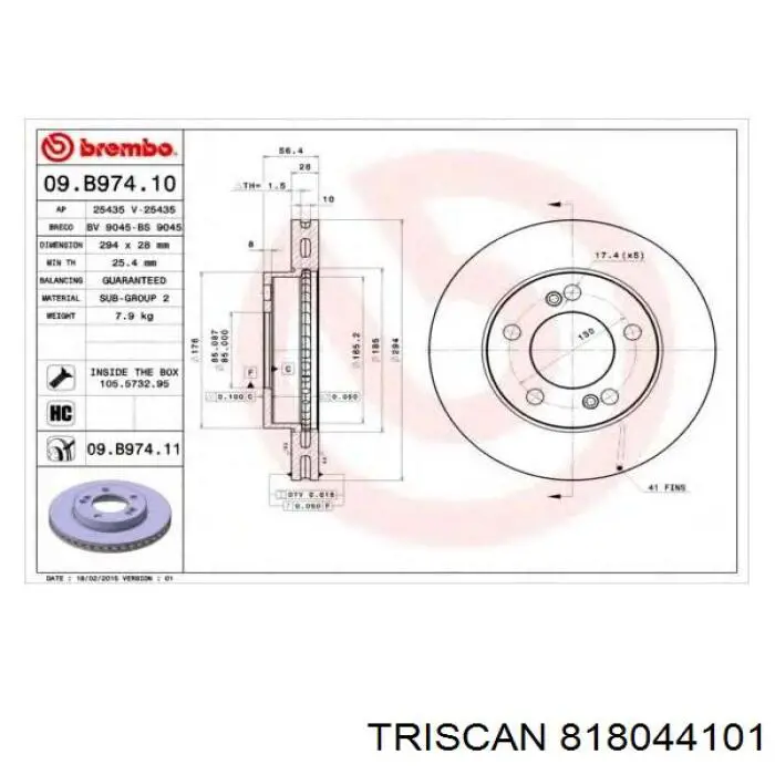 Sensor ABS 32179 ABS