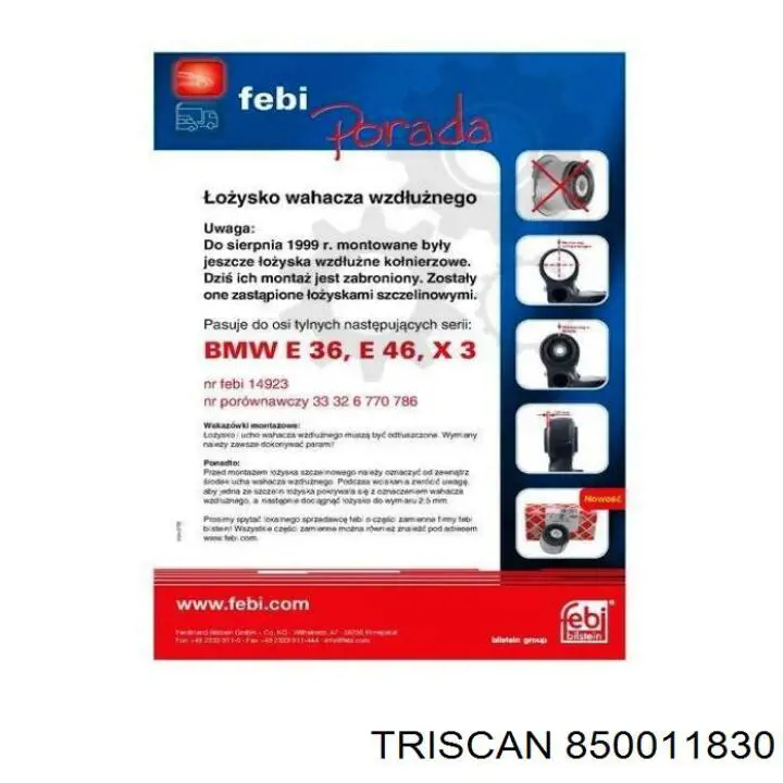 Comprar 1137806 BMW Buje de mangueta trasera