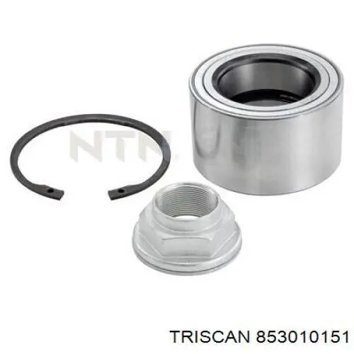 Rodamiento de rueda delantero Eurorepar 1623947980