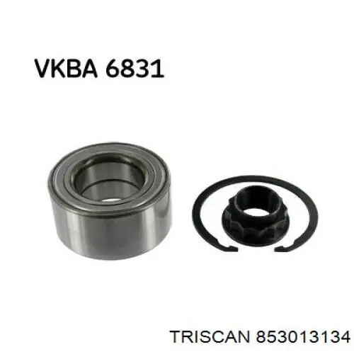 853013134 Triscan cojinete de rueda delantero