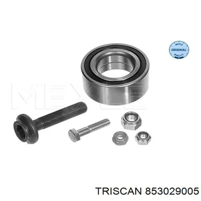 Cojinete de cubo delantero/trasero 4A0407625A VAG