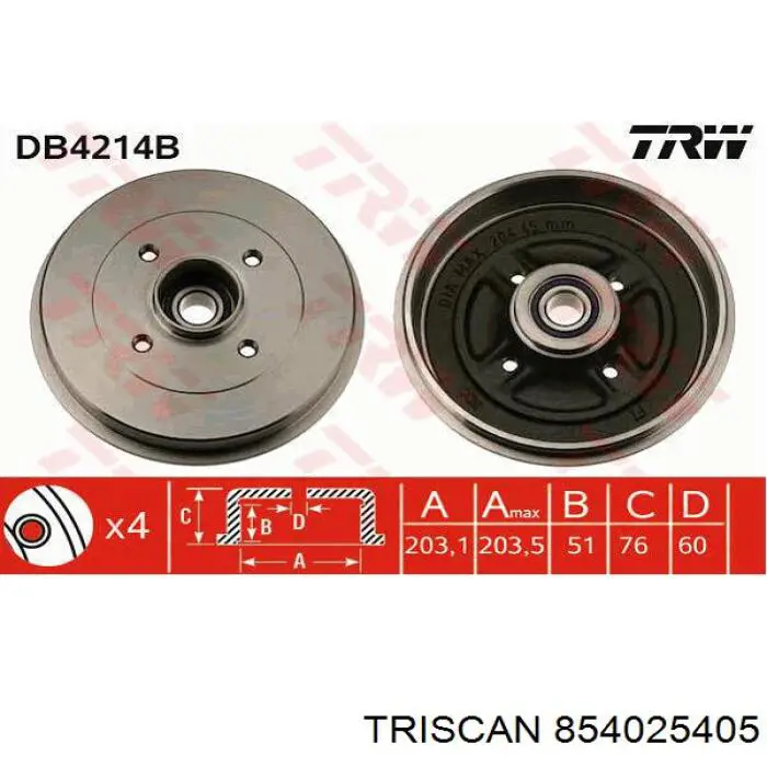 Comprar VKBD0116 SKF Tambor de freno trasero