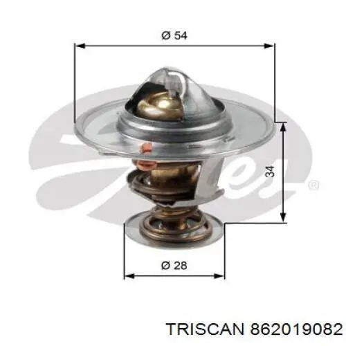 Termostato, refrigerante Hyundai Tucson 1 JM