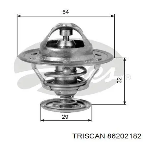 Termostato refrigerante Dayco DT1038V