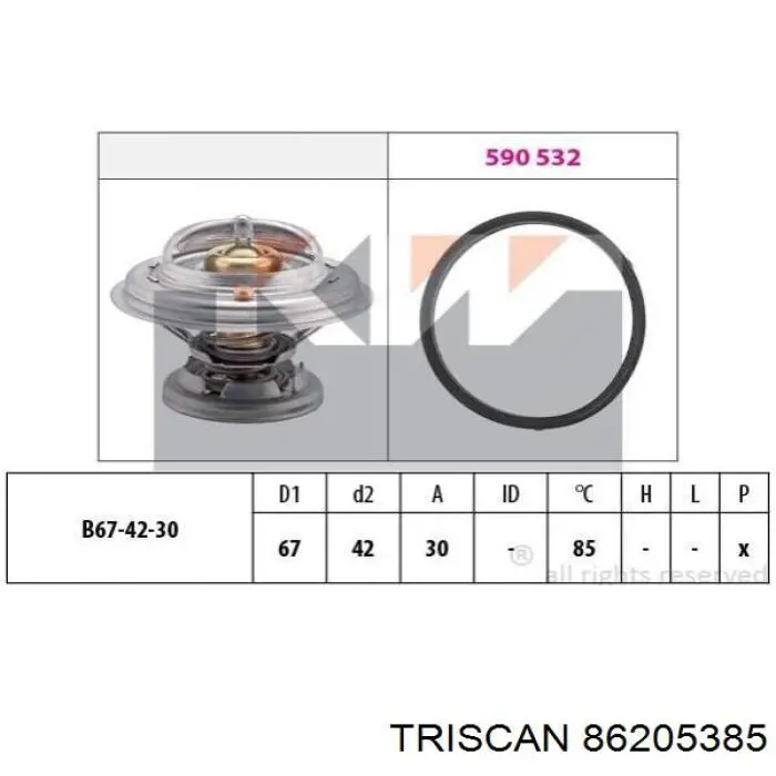 Termostato A6062030275 Mercedes