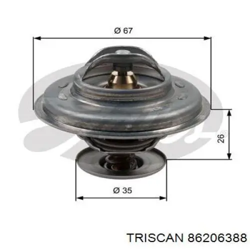 Comprar 86206388 Triscan Termostato