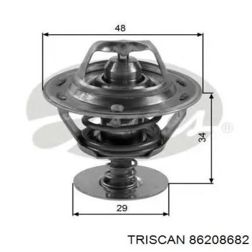 Termostato refrigerante JPN 20C0500JPN