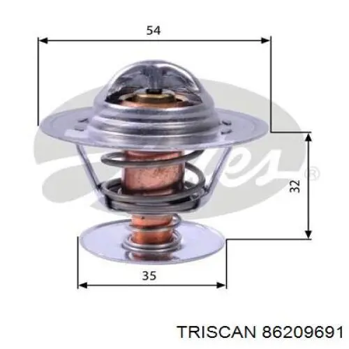 Termostato Ford ERT23 precio, desde 9,92 EUR