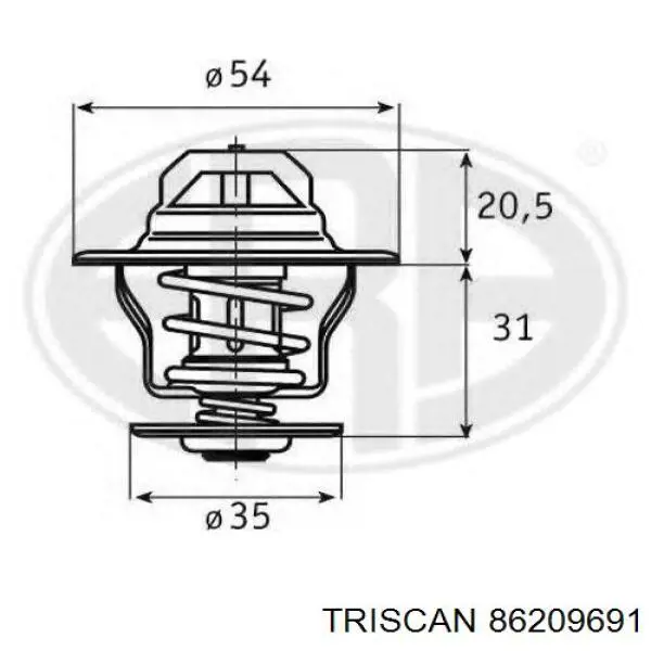 Comprar ERT23 Ford Termostato