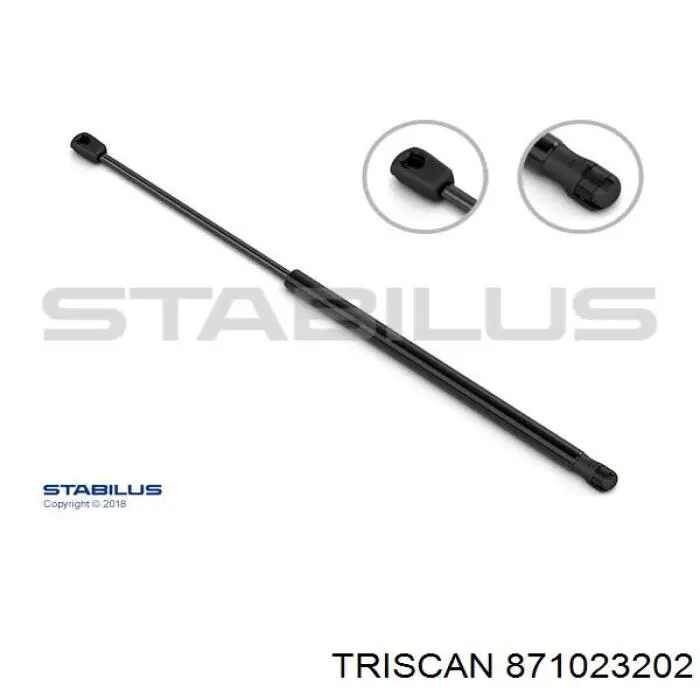 Amortiguador maletero ZS05004 Japan Parts