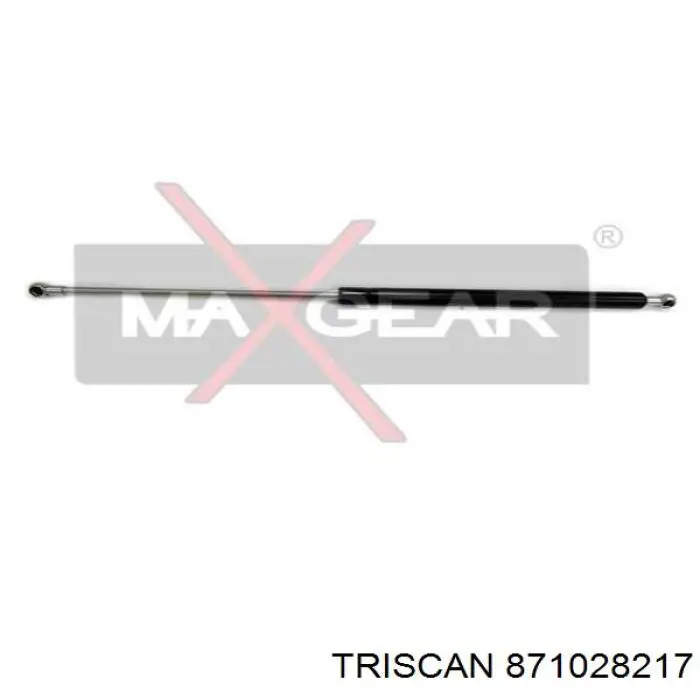 Amortiguador de maletero Peugeot 206 2A/C