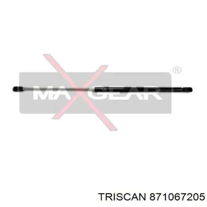 871067205 Triscan amortiguador maletero