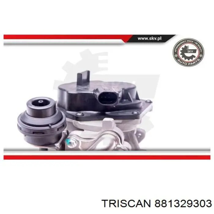 Enfriador de recirculación de gases de escape EGR 881329303 Triscan