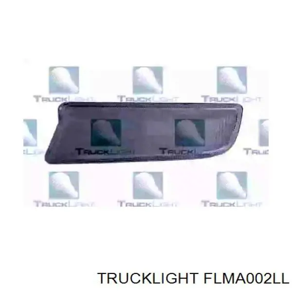 FLMA002LL Trucklight Cristal de faro antiniebla izquierdo