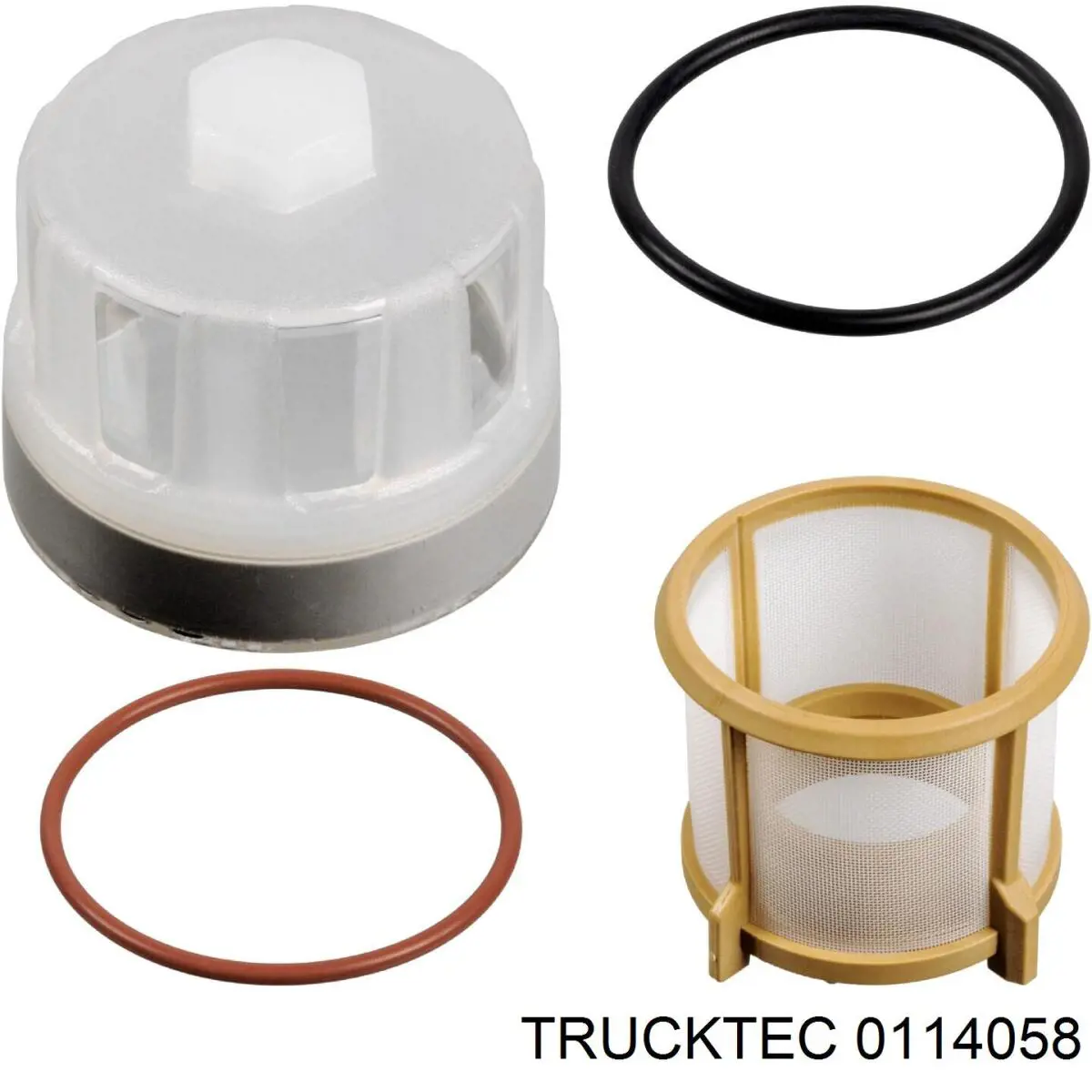 0114058 Trucktec filtro combustible