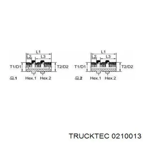 02.10.013 Trucktec junta de la tapa de válvulas del motor