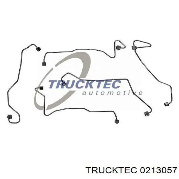 213057 Trucktec tubería alta presión, sistema inyección para cilindro 3