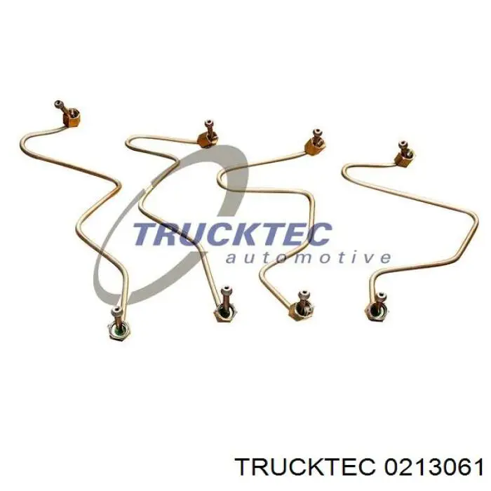 02.13.061 Trucktec tubería alta presión, sistema inyección para cilindro 1