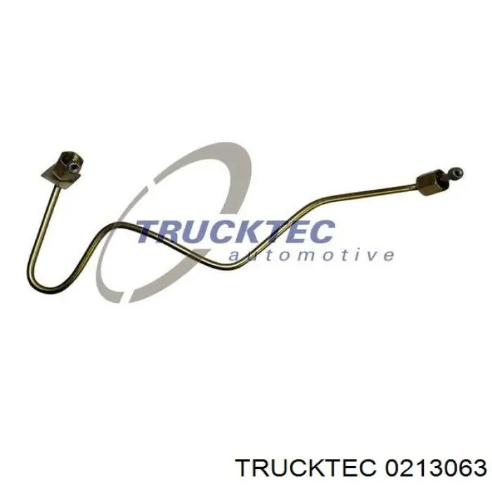 02.13.063 Trucktec tubería alta presión, sistema inyección para cilindro 3
