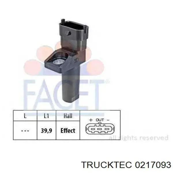 02.17.093 Trucktec sensor de cigüeñal