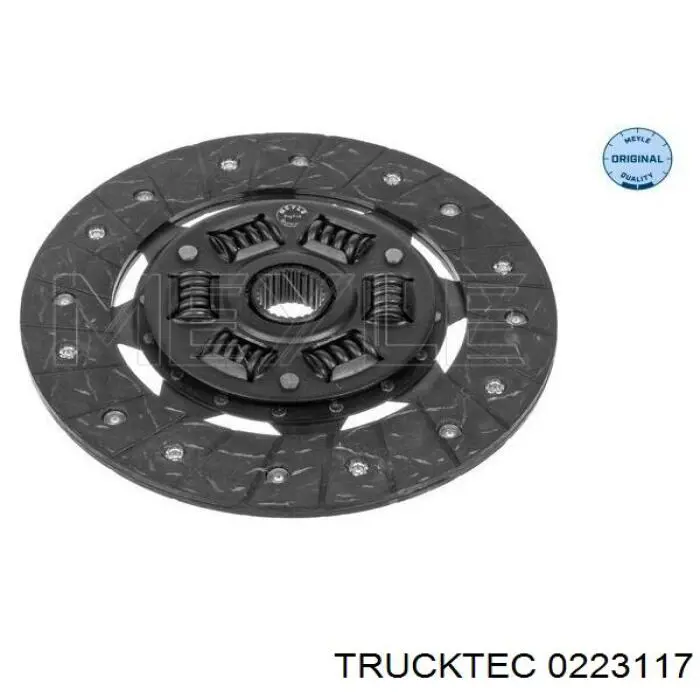 0223117 Trucktec disco de embrague