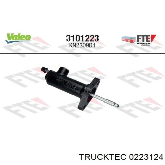 02.23.124 Trucktec cilindro receptor, embrague