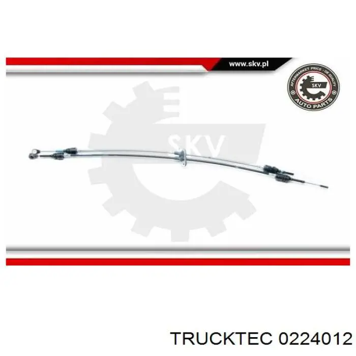 02.24.012 Trucktec cables de caja de cambios