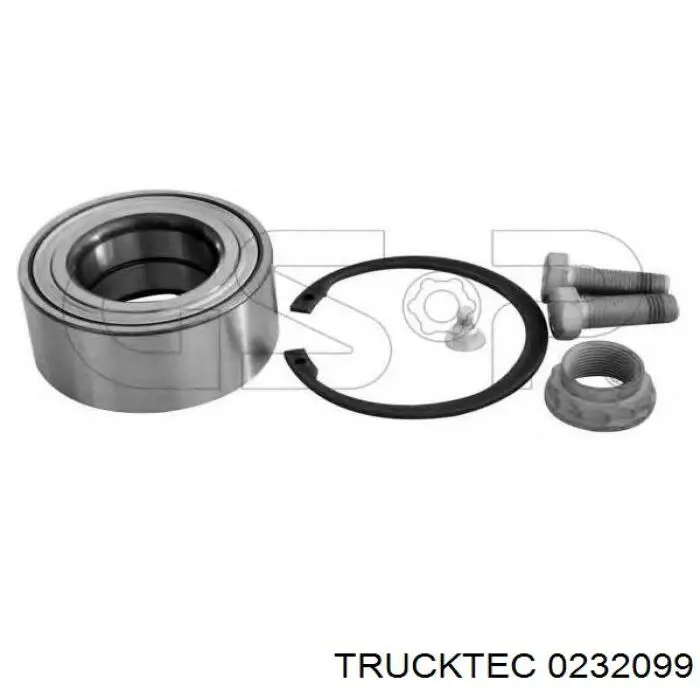 02.32.099 Trucktec cojinete de rueda delantero/trasero