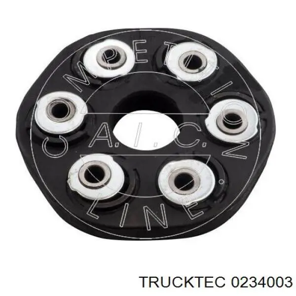 Acoplamiento elástico delantero del cardán Trucktec 0234003